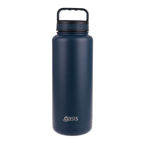 Oasis1.2L Double Wall Insulated Titan Bottle Stainless Steel - Navy