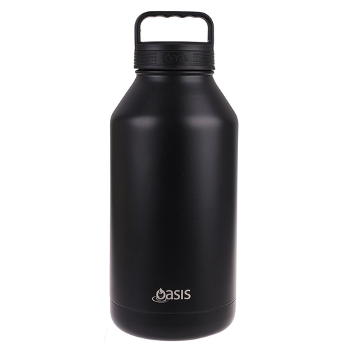 Oasis1.9L Double Wall Insulated Titan Bottle Stainless Steel - Black