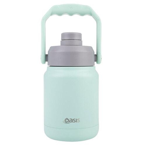 Oasis 1.2L Insulated Mini Jug Stainless Steel w/ Carry Handle - Mint