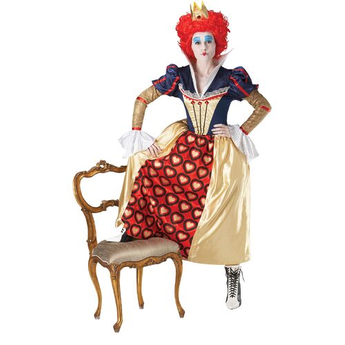 Disney Queen Of Hearts Premium Adult Womens Dress Up Costume - Size S