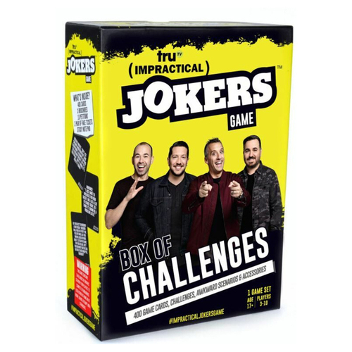 Wilder Games Impractical Jokers Box of Challenges Party Game 17y+