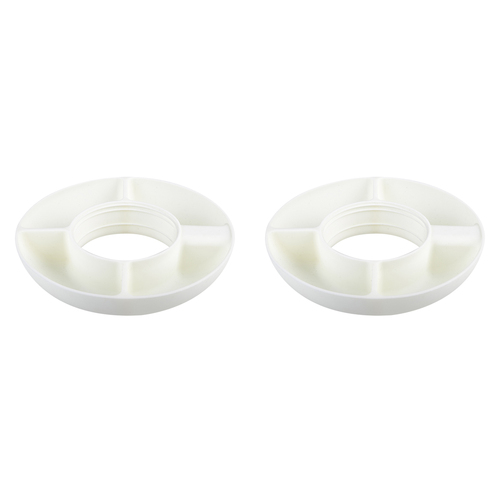 2PK Oasis Silicone Snack Bowl For Commuter Travel Tumbler - Cream