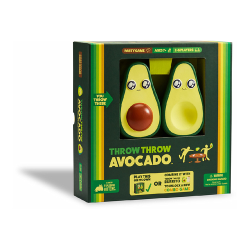 Exploding Kittens Throw Throw Avocado Party Game Kids 7y+