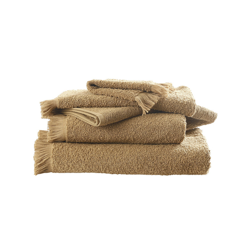 4PK MM Linen Tusca Amber Cotton Face Washer 700GSM 33x33cm