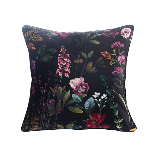 MM Linen Maisie Cushion Velvet Home Decor Floral Print 60x60cm 