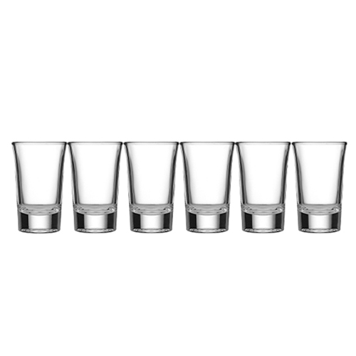 6pc Tempa Quinn Shot Glasses 45ml