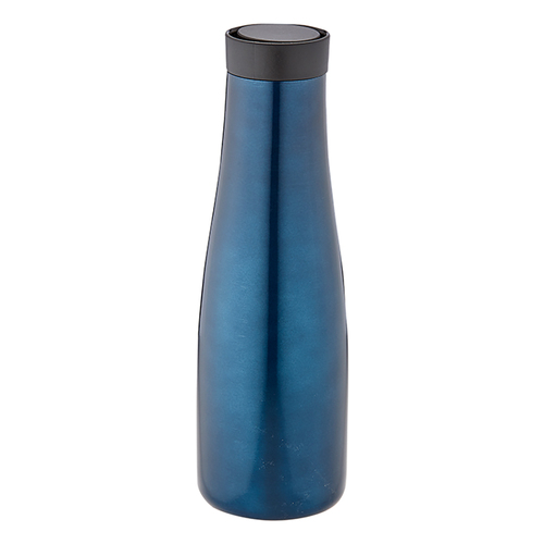 Tempa Sawyer 500ml Metallic Navy Drink Bottle