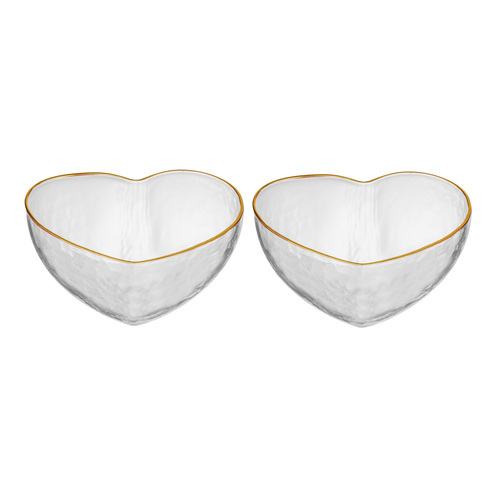 2pc Amour Tableware Clear Mini Display Bowl 9 x 8cm