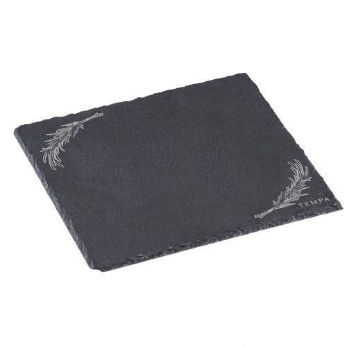 Tempa Tuscany Square Slate Food Serving Board 27x27x0.9cm