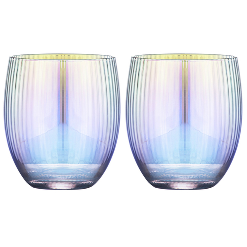 2pc Tempa Thalia 500ml Crystal Lowball Tumbler - Opal