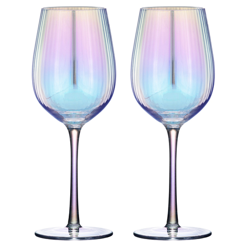 2pc Tempa Thalia 420ml Stemmed Crystal Wine Glass - Opal