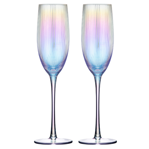 2pc Tempa Thalia 260ml Crystal Champagne Glass - Opal