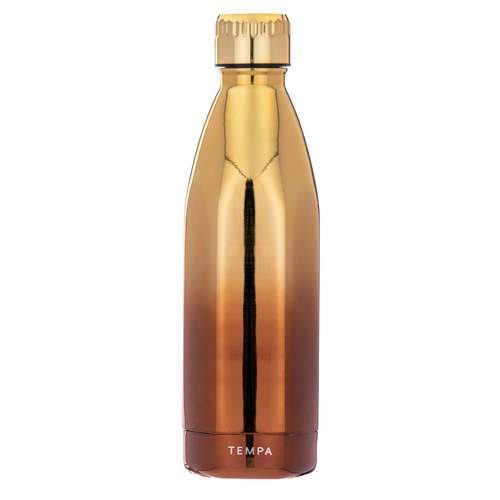 Tempa Asher 500ml Stainless Steel Double Walled Drink Bottle - Gold