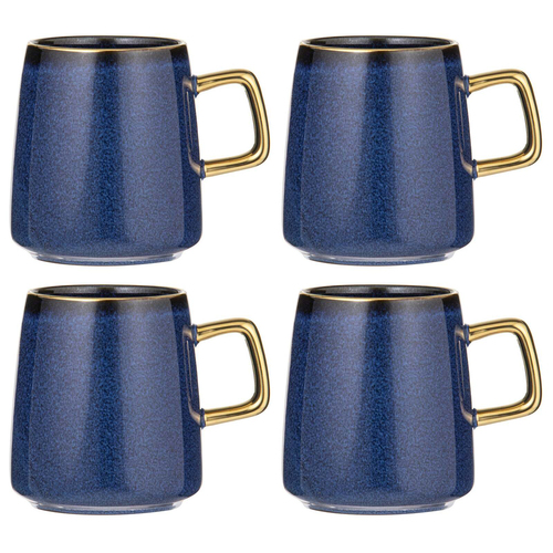 4PK Tempa Rae 538ml/13cm New Bone China Mug - Midnight Blue