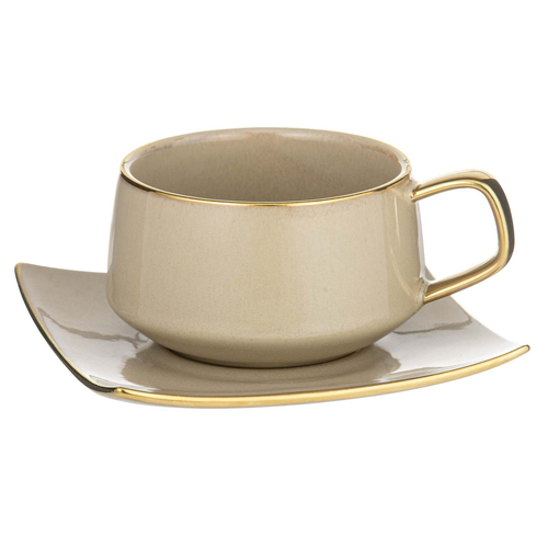 Tempa Rae New Bone China 320ml Cup & Saucer - Mocha