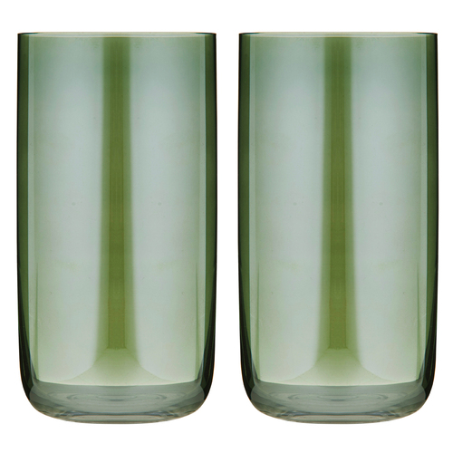 2pc Tempa Verity Highball Tumbler Drinking Glass Set - Fern