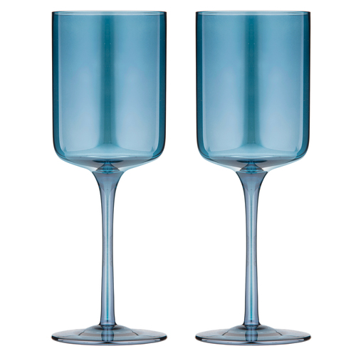 2pc Tempa Verity Crystal Clear Wine Glass Home Barware - Sapphire