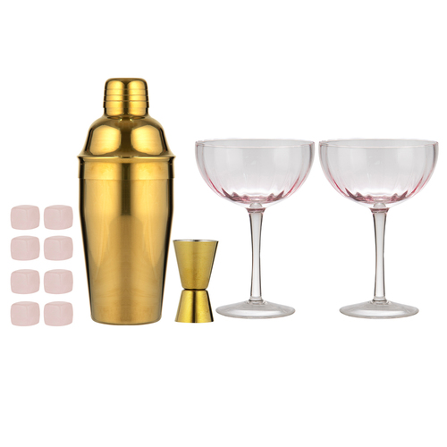 12pc Tempa Leila Cocktail Set Complete Bartender Kit