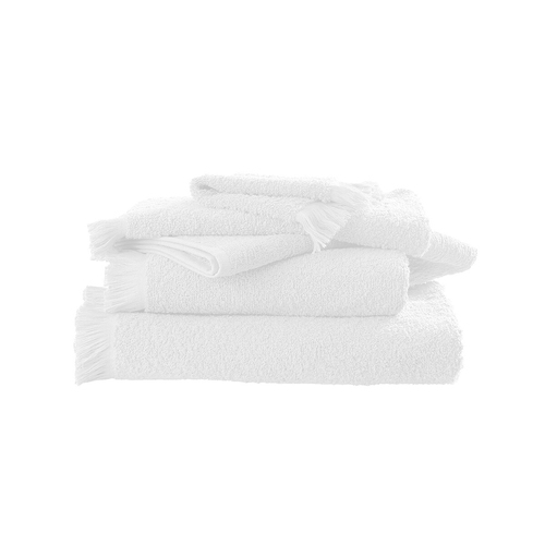 MM Linen Tusca Cotton White Bath Mat 900GSM 50x90cm