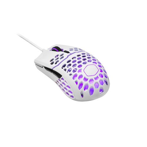 Coolermaster MM711 RGB 16000DPI Wired Gaming Mouse - White