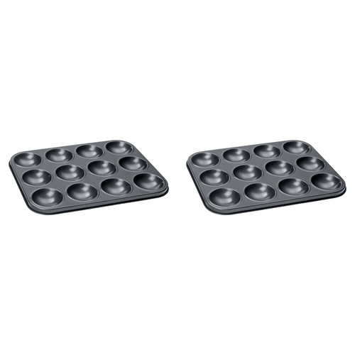 2PK Wiltshire Easybake 12 Cup Bite-Sized Patty Pan Tray