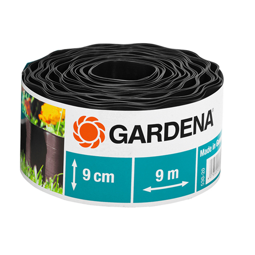 Gardena Plastic Outdoor Garden Bed Decorative Edging 9cm x 9m