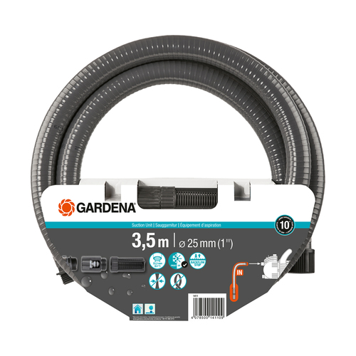 Gardena 1411-20 Inflow Suction Hose For Water Garden Pump 3.5m