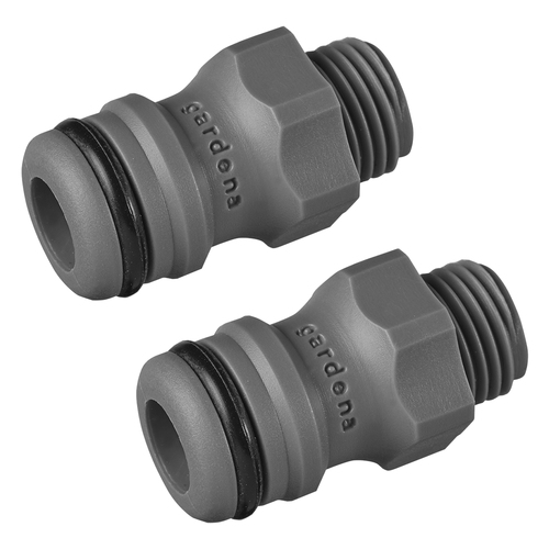 2PK Gardena Adaptor Sprinkler Connection Piece 2920-26 - 13.2mm