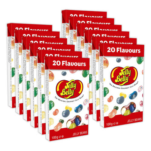 12pc Jelly Belly 20 Assorted Flavours 100g Jelly Beans