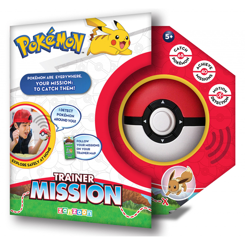 Jazwares Pokemon Trainer Mission Poke Ball Detector Game Kids Toy 5y+