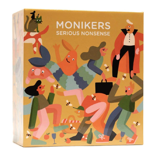 Cmyk Monikers Serious Nonsense w/ Shut Up & Sit Down Card Game 18y+