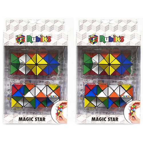 2x 2PK Rubiks Magic Star Version 2 Educational Toy 5y+