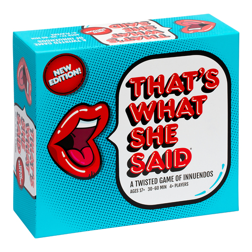 That's What She Said 2nd Edition Adult Card Game Set 17y+