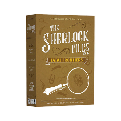 Indie Boards & Cards Sherlock Files Vol 4 Fatal Frontiers Card Game 14y+