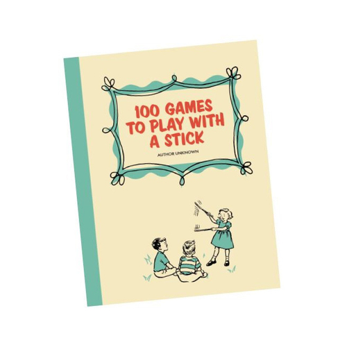 DSS Games 100 Games To Play With A Stick Hardcovered Book 17y+