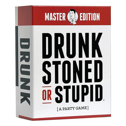 Dss Games Drunk Stoned Or Stupid Drinking Card Game Master Edition 17y+