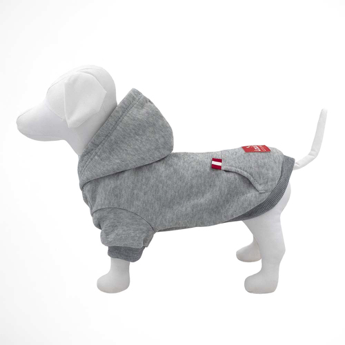 Louie Living Pet/Dog Warm Jumper/Hoodie Small Grey