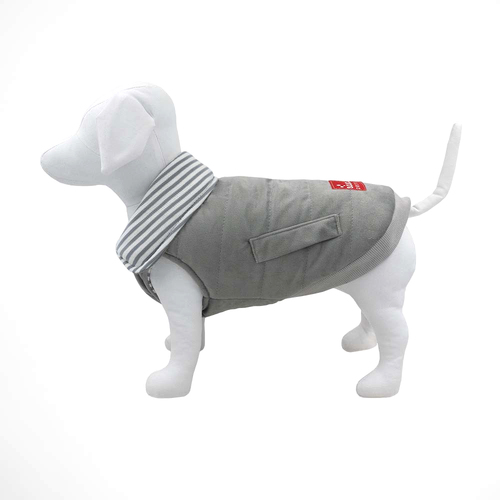 Louie Living Dog/Pet Reversible Light Sweater Small Light Grey