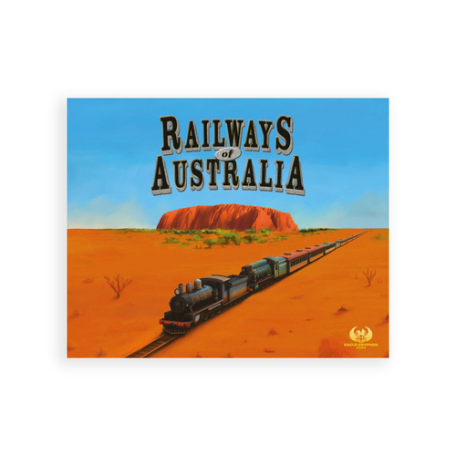 Eagle Gryphon Games Railways of Australia Map Expansion Party Board Game