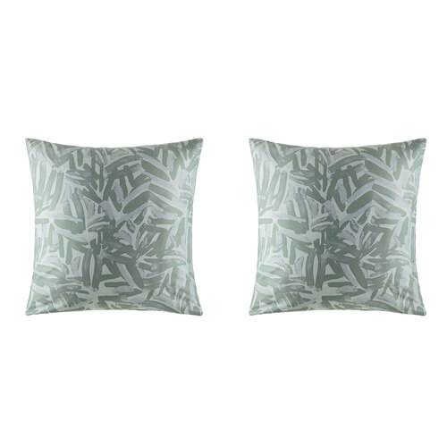 2PK Kas Australia Tallani Euro Throw Pillowcase 65x65cm - Multicoloured