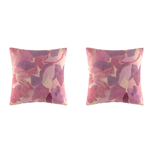 2PK Kas Australia Bibi Filled Cushion Decor Square 50x50cm - Lilac