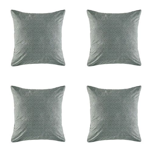 4PK Kas Australia Dandy Euro Throw Pillowcase 65x65cm - Denim