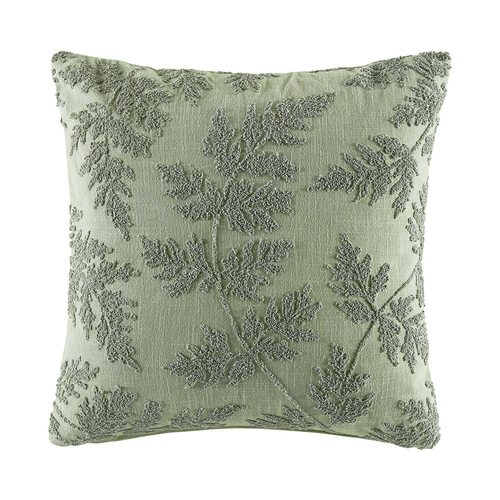 Kas Australia Elora Filled Cushion Decor Square 50x50cm - Artichoke