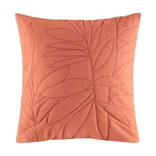 Kas Australia Alberto Euro Throw Pillowcase 65x65cm - Clay