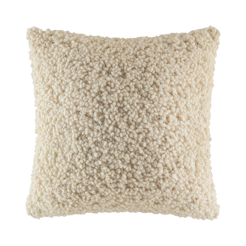 Kas Australia Rye Filled Cushion Decor Square 50x50cm - Cream