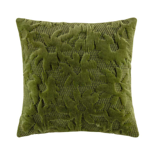 Kas Australia Fresca Filled Cushion Decor Square 50x50cm - Olive