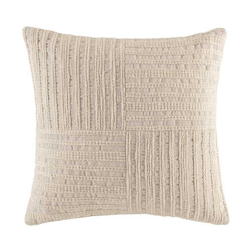 Kas Australia Baden Filled Cushion Decor Square 50x50cm - Natural