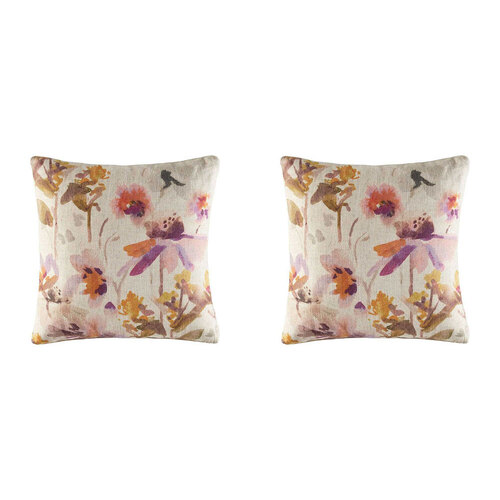 2PK Kas Australia Marcie Filled Cushion Decor Square 50x50cm - Multicoloured