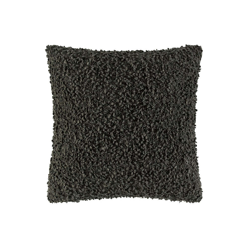 Kas Australia Rye Filled Cushion Decor Square 50x50cm - Charcoal