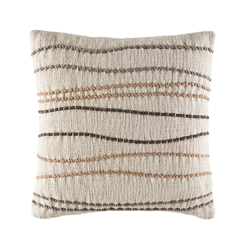 Kas Australia Sibella Filled Cushion Decor Square 50x50cm - Neutral